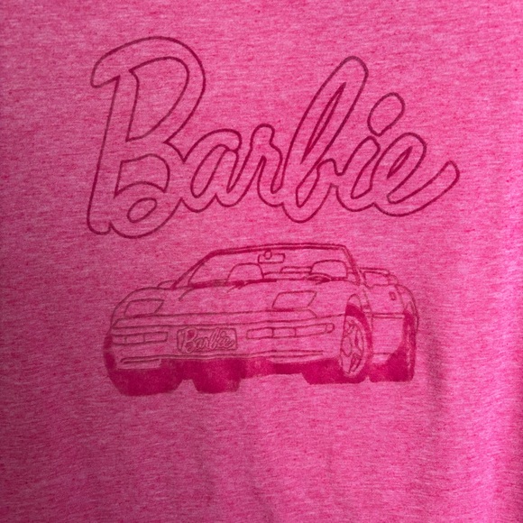 Barbie Pink Short Sleeve Tee with Car Graphic - Picture 3 of 4